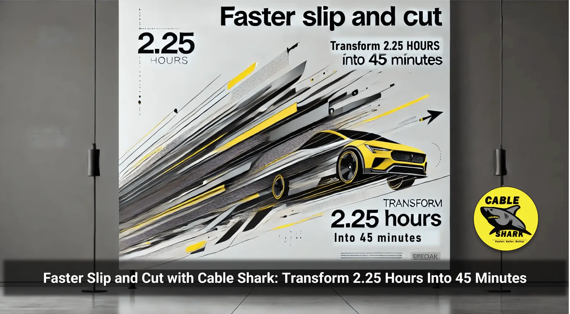 Faster Slip and Cut with Cable Shark_Transform 2.25 Hours Into 45 Minutes​